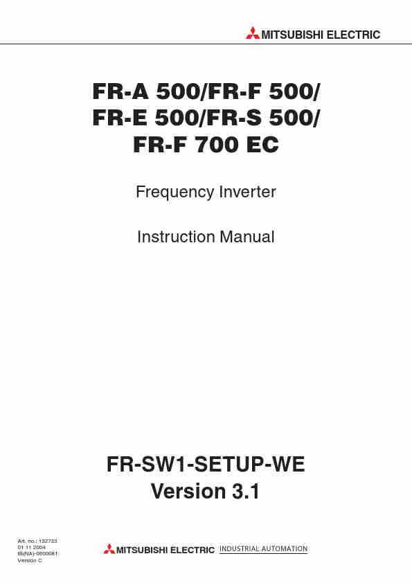 MITSUBISHI ELECTRIC FR-E 500-page_pdf